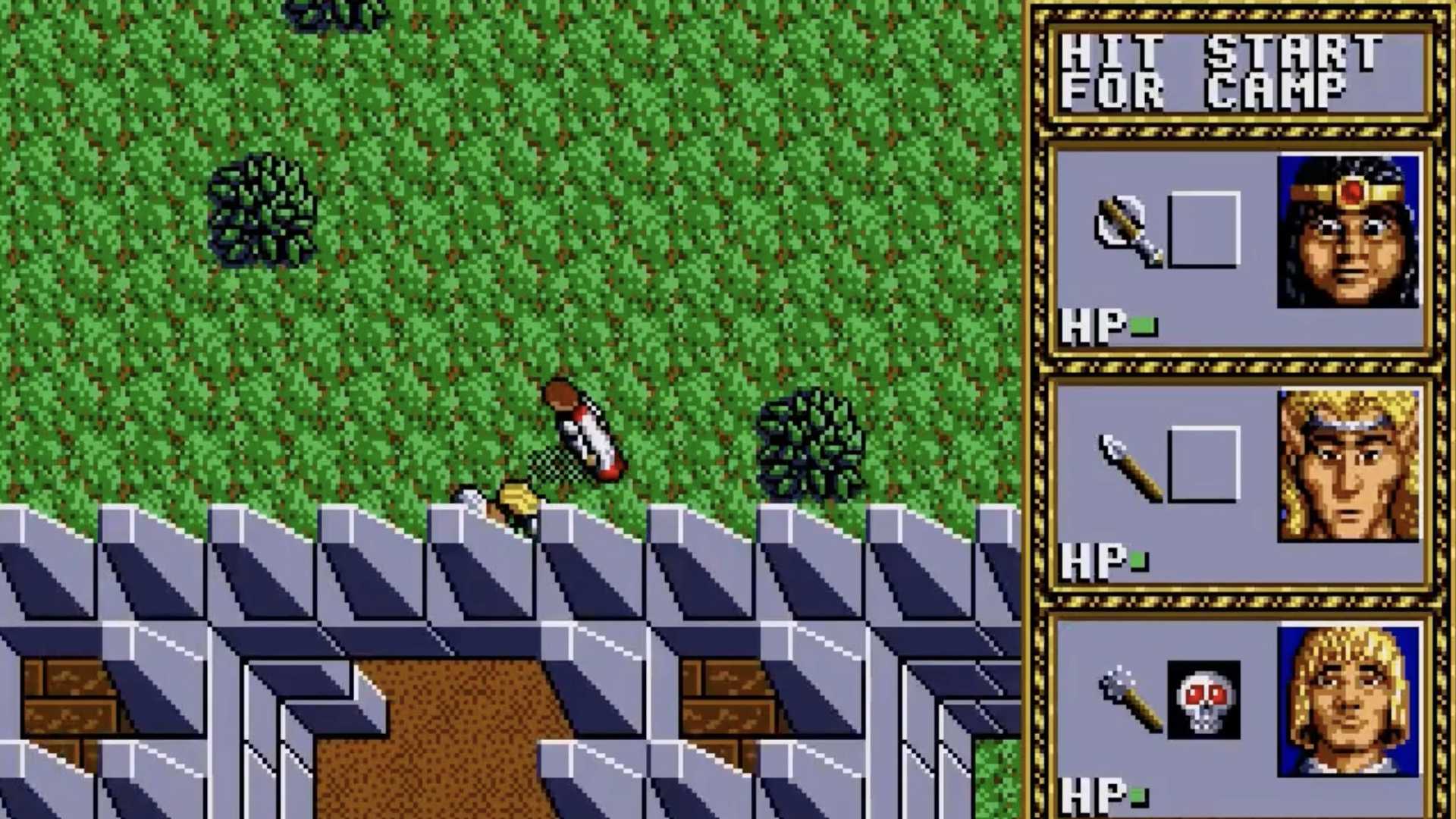 Dungeons & Dragons: Warriors of the Eternal Sun Sega Genesis gameplay