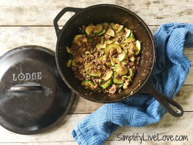 Zucchini & Beef Skillet Dinner