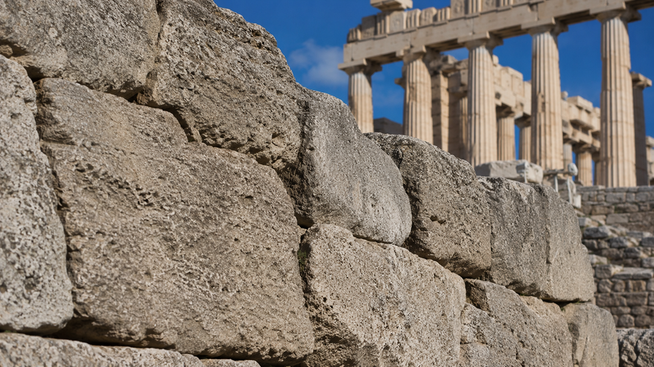 The Mycenaean acropolis, buried palaces, cyclopean walls, and the real ...
