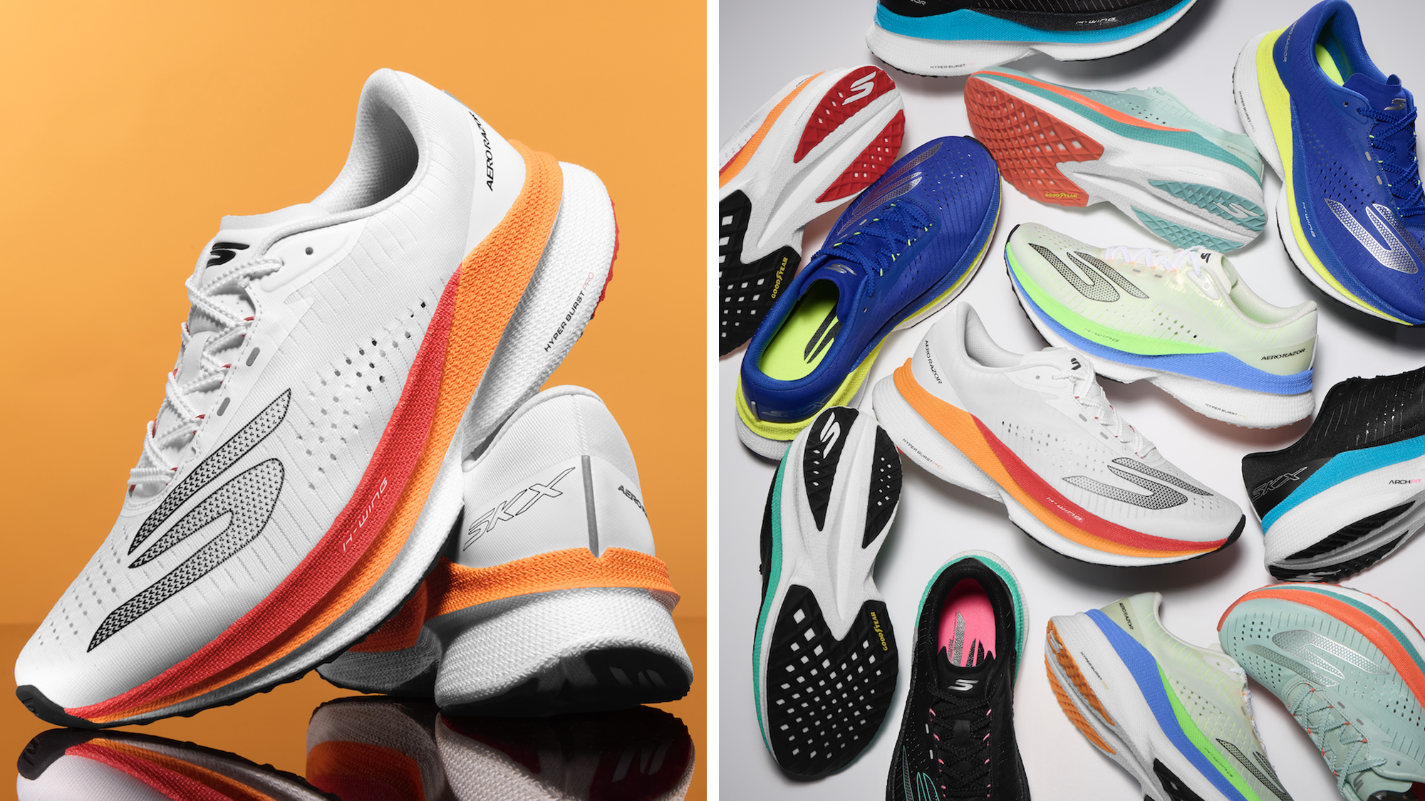 Skechers running shoes for summer training (from speed days to distance)