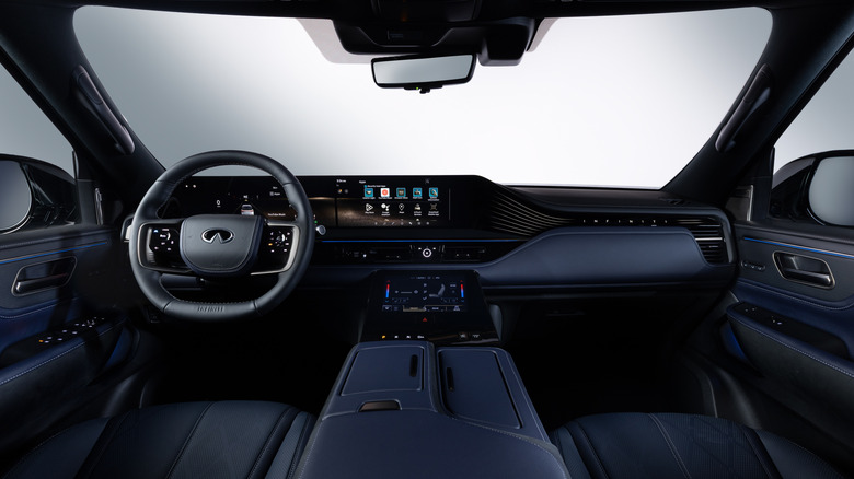 2027 Infiniti QX80 Sport interior.