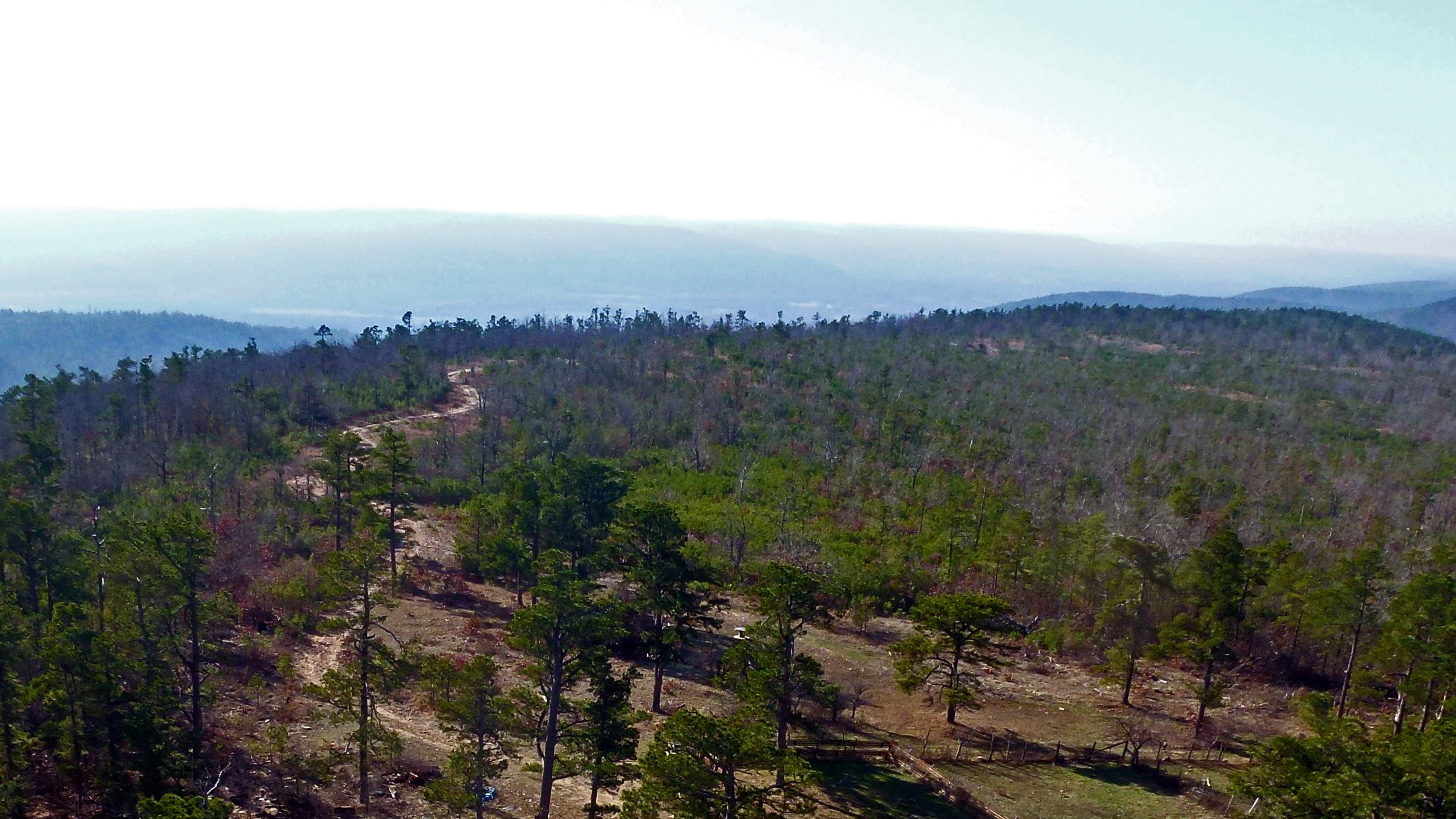panoramic view from flagpole mountain in oklahoma