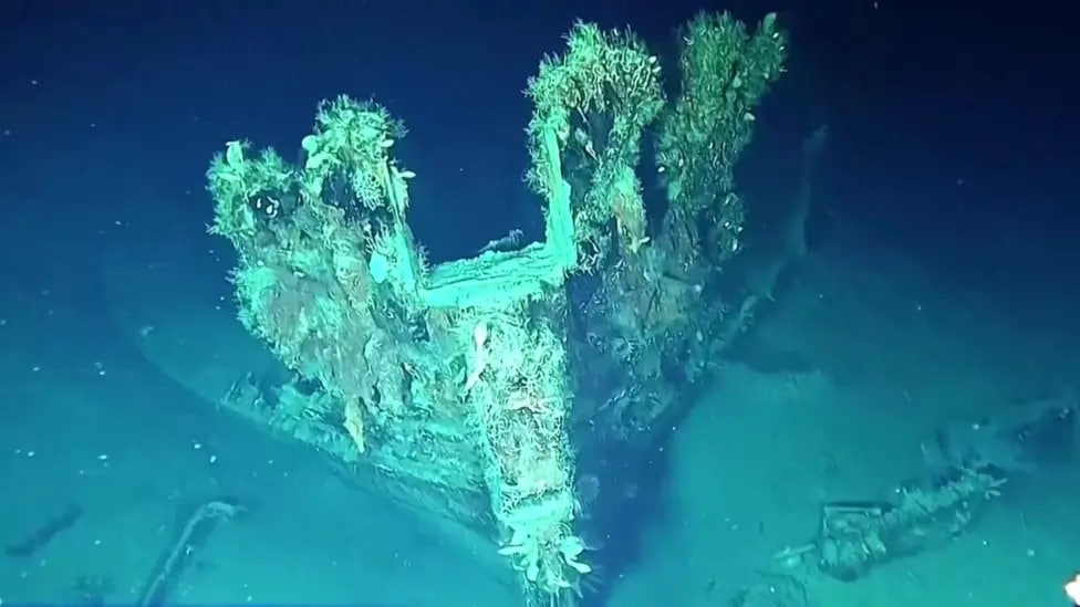 There has been lots of debate over the years of who owns the shipwreck and its treasure. Credit: AFP