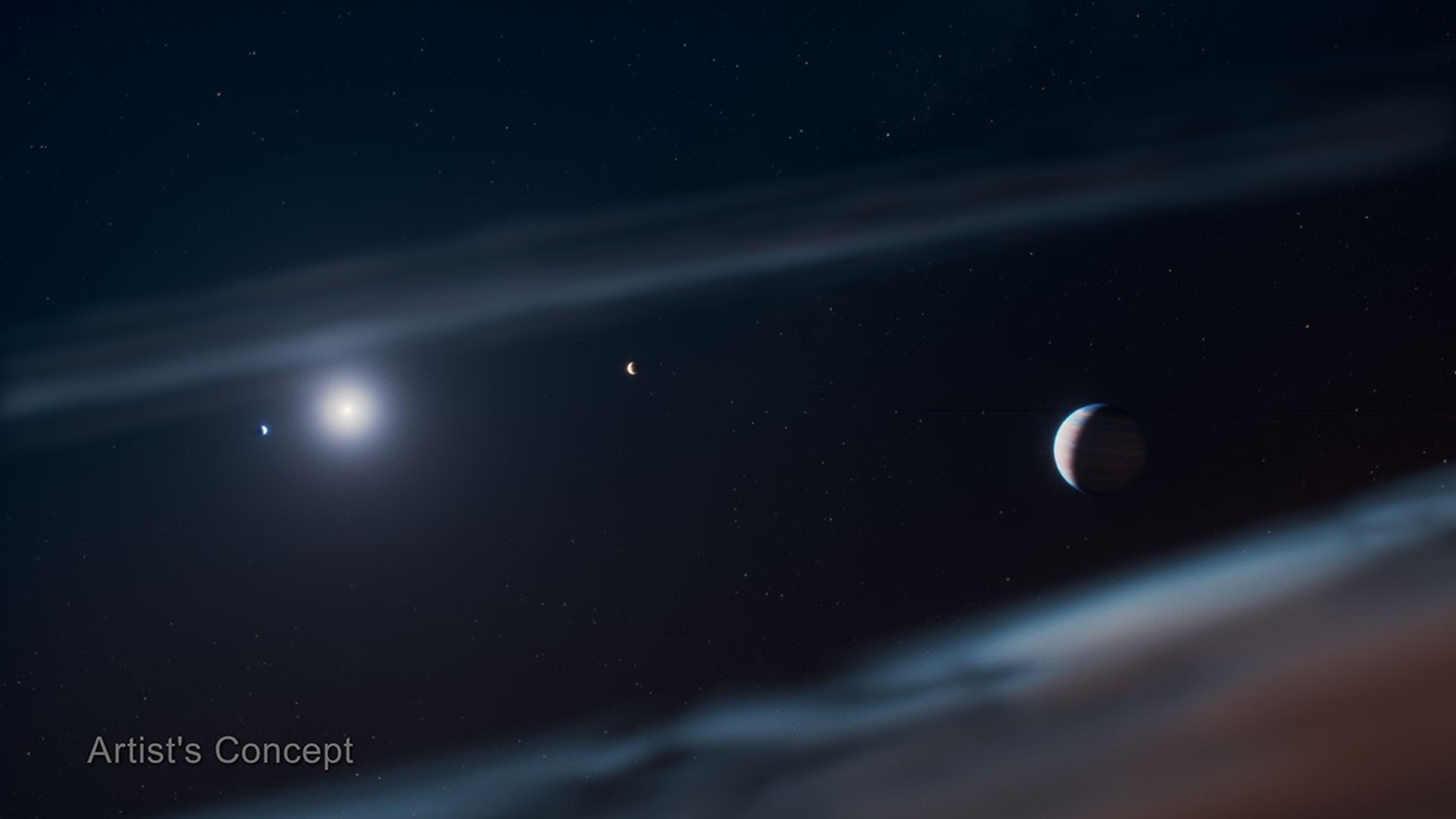 Astronomers noticed a mysterious spot appearing in telescope images. It turned out to be the faintest exoplanet ever imaged from Earth
