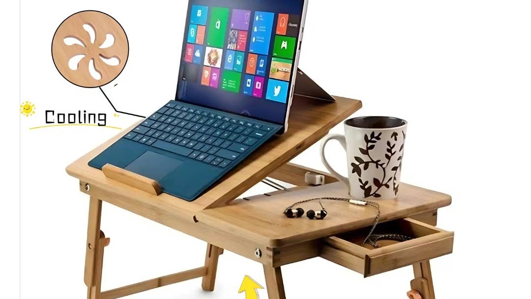 zimtown-bamboo-folding-laptop-desk