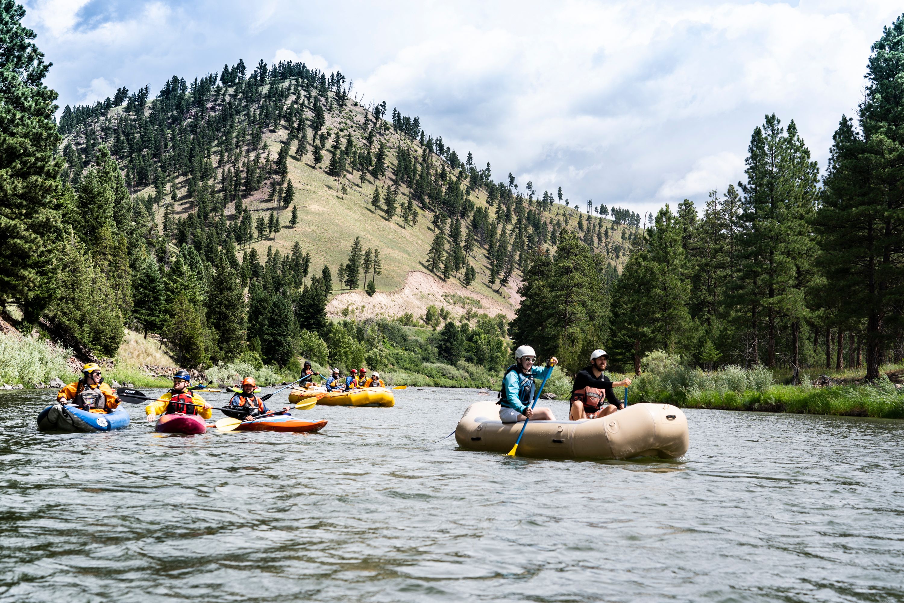 First Descents offers whitewater rafting adventures in scenic destinations nationwide for people impacted by cancer and other serious health conditions.