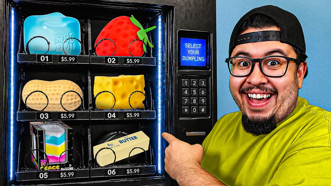 I found a viral squishy vending machine