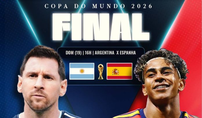 Argentina x Espanha na final da Copa do Mundo FIFA &ndash; Foto: IA