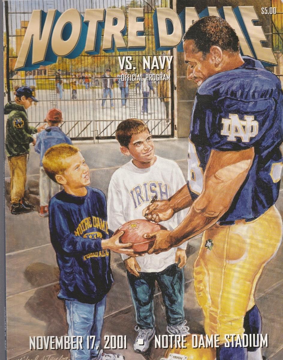 More than a winning streak: Looking back at Notre Dame's 2001 victory over Navy