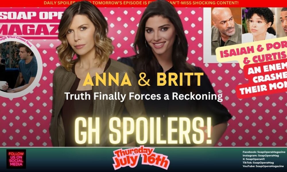 General Hospital spoilers – Thursday, July 16: Anna Devane corners ...