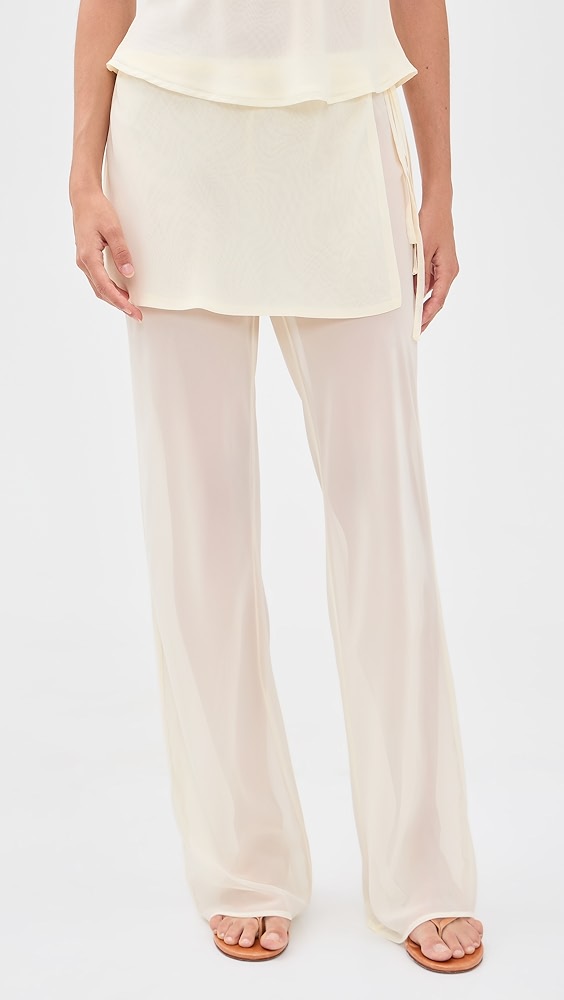 Sara Pants - Ivory