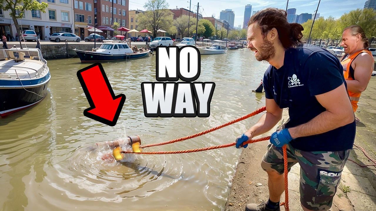 Unbelievable finds while magnet fishing!
