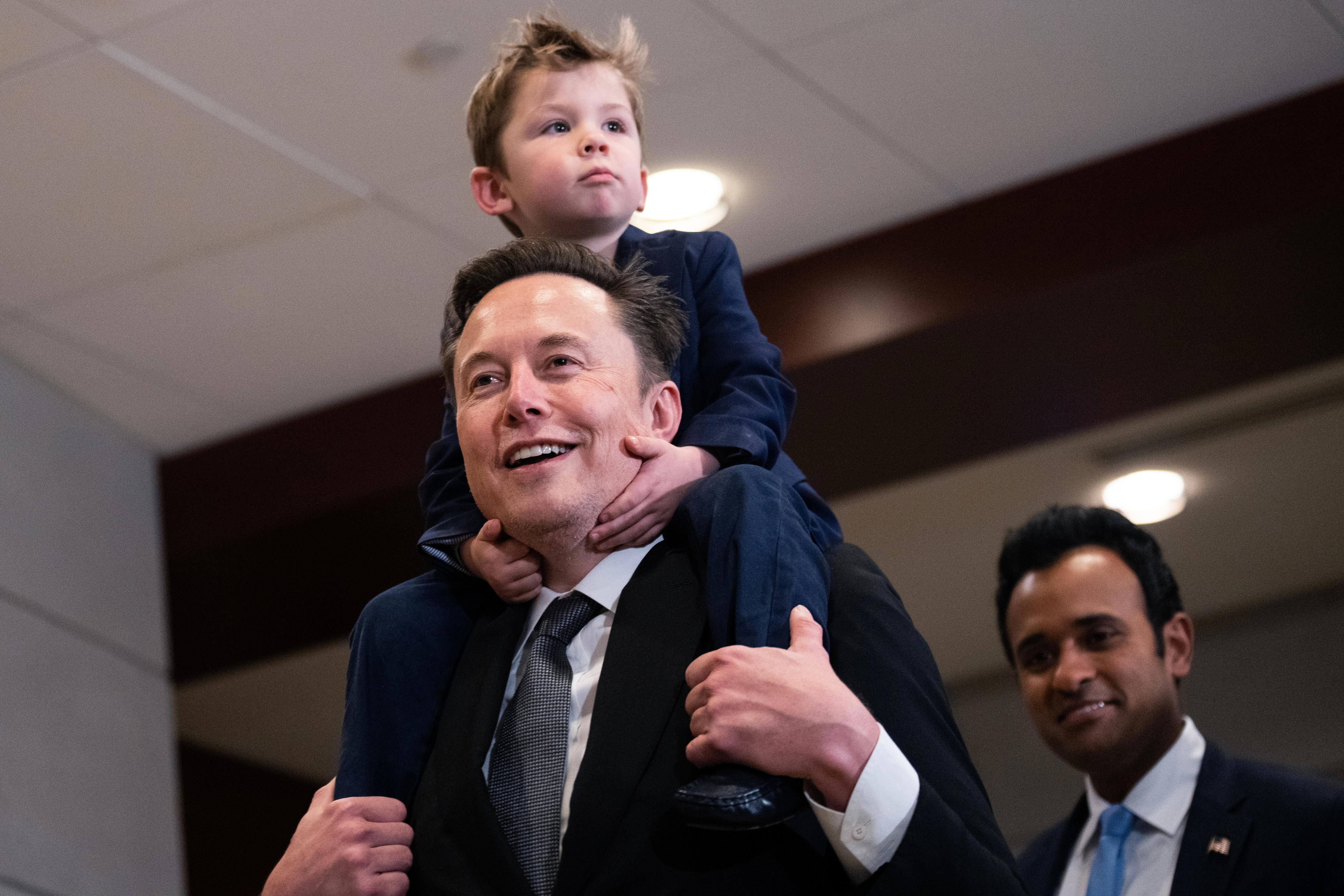 Elon Musk and Vivek Ramaswamy were tapped to co-lead DOGE. Tom Williams/CQ-Roll Call, Inc via Getty Images