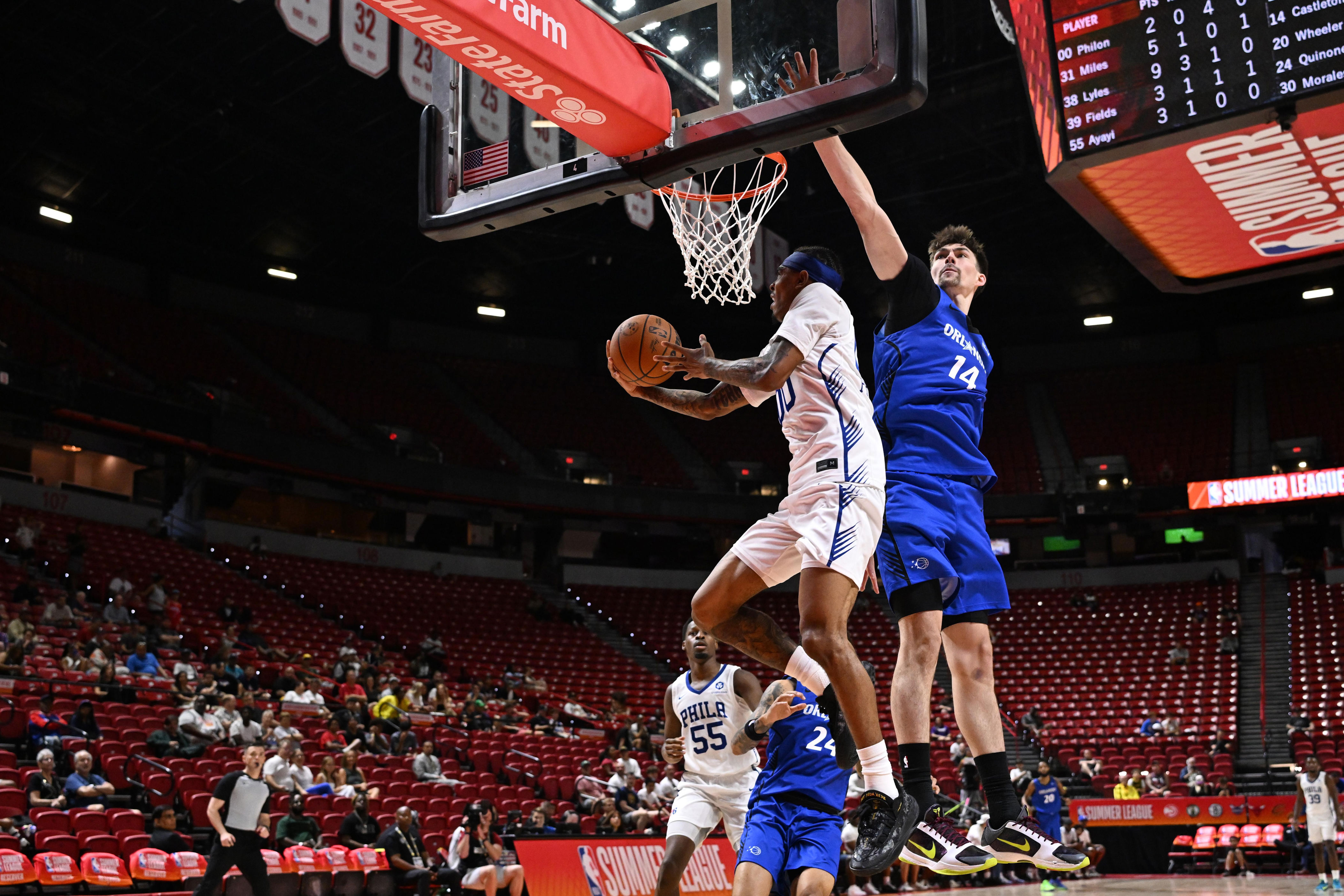 Philon struggles as Summer Sixers' comeback falls short vs. Magic