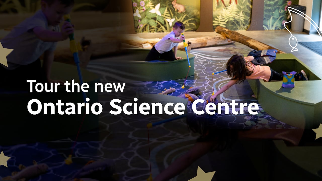 Take a tour of the new temporary Ontario Science Centre