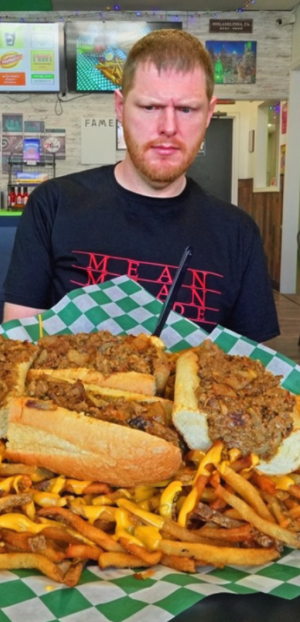I tried becoming the first person to beat this cheesesteak challenge