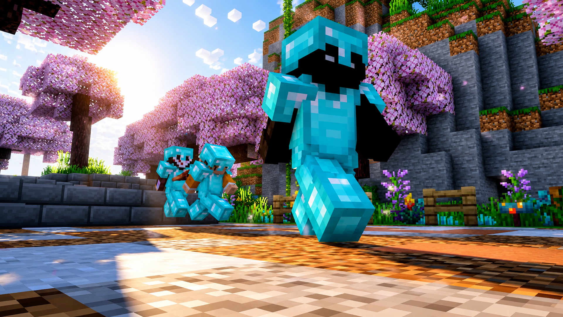 How do Minecraft players handle an overpowered teammate?
