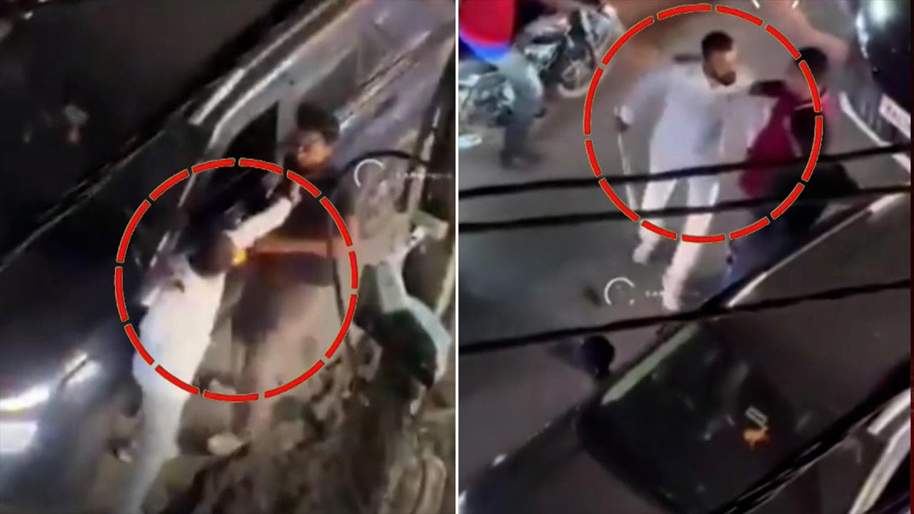 Bengaluru road rage caught on camera: Cab driver attacks motorist with ...