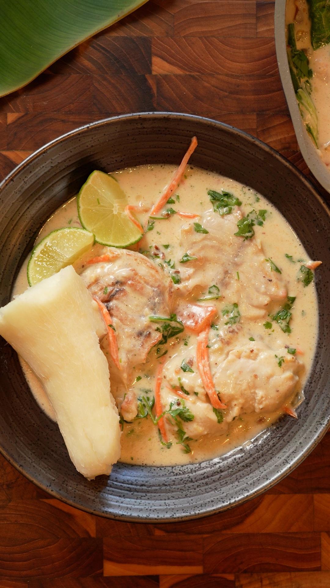 Fijian fish lolo