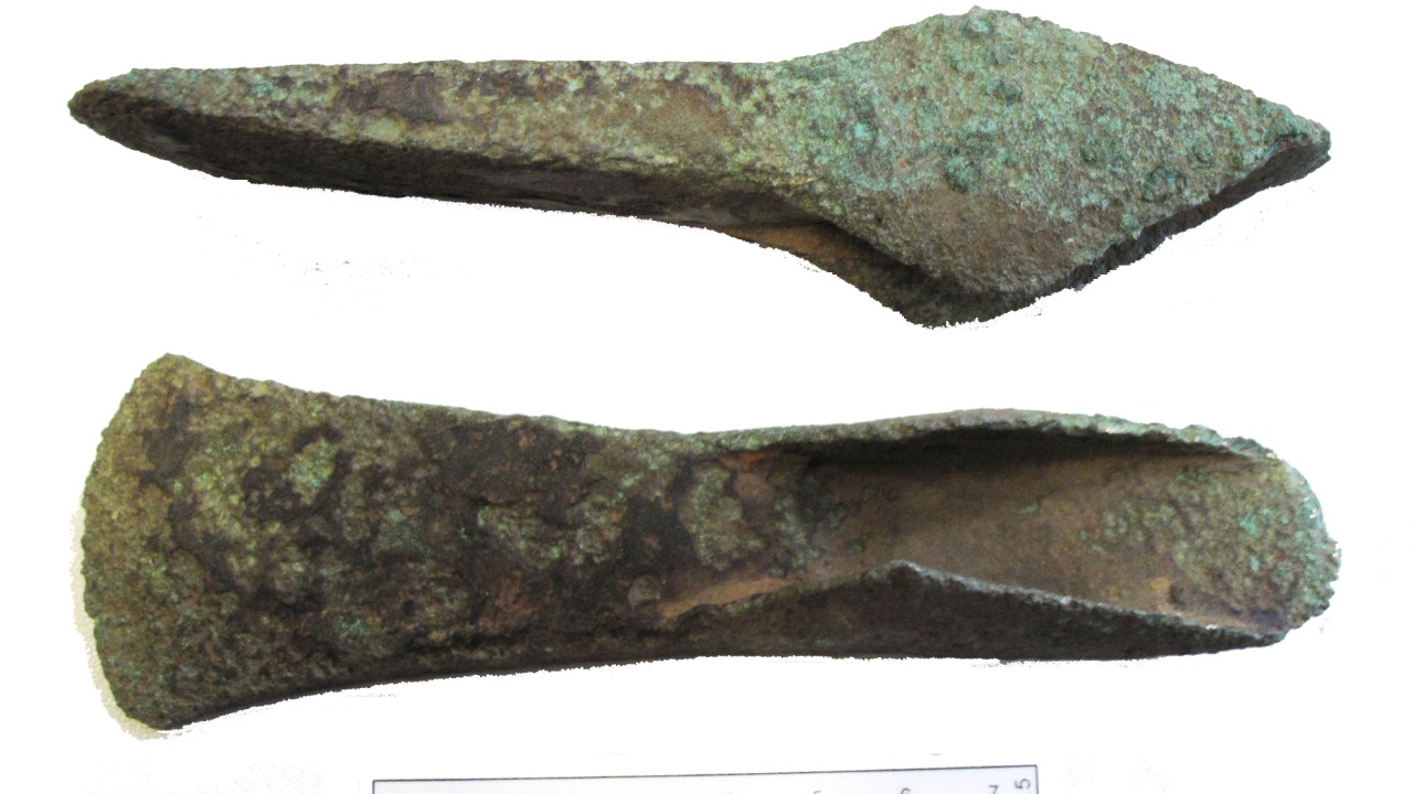 A lost metal detectorist stumbled on a Bronze Age sword and axe still ...