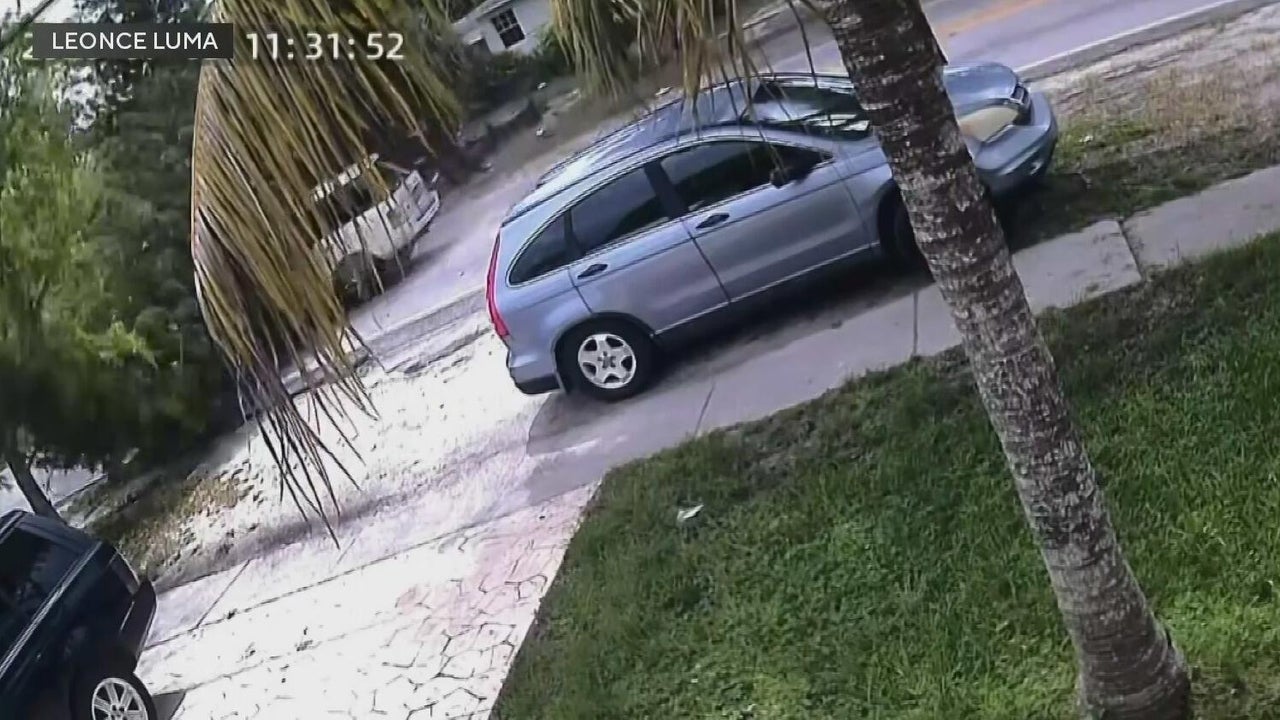North Miami tree crashes onto Range Rover after its struck by lightning