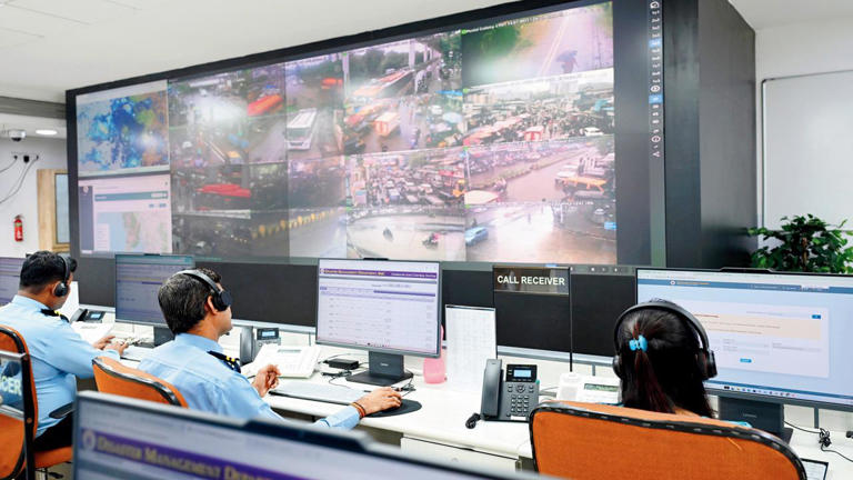 Inside BMC disaster management control room during Mumbai rains