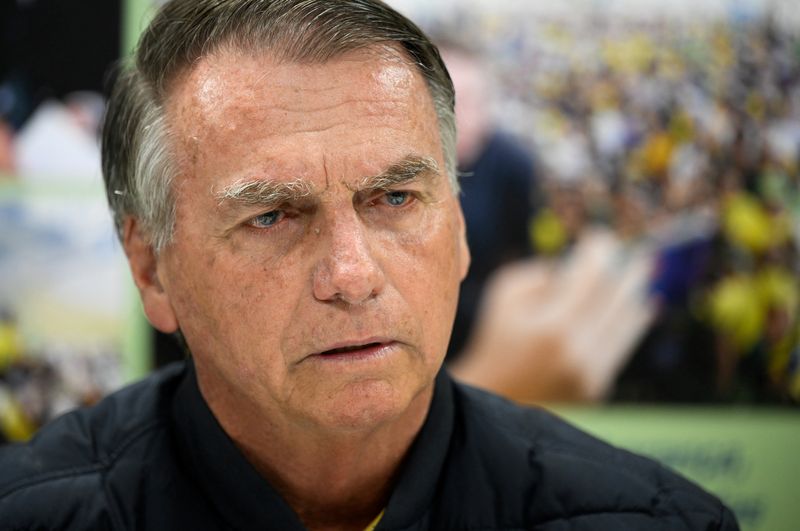 Ex-presidente Jair Bolsonaro 18 de julho de 2025 REUTERS/Mateus Bonomi