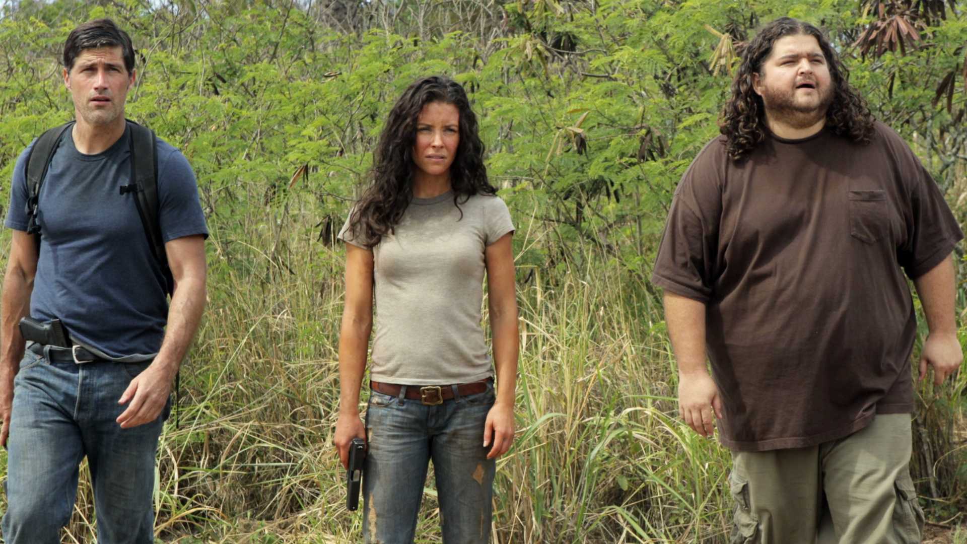 Jack, Kate, and Hurley in ABC's Lost