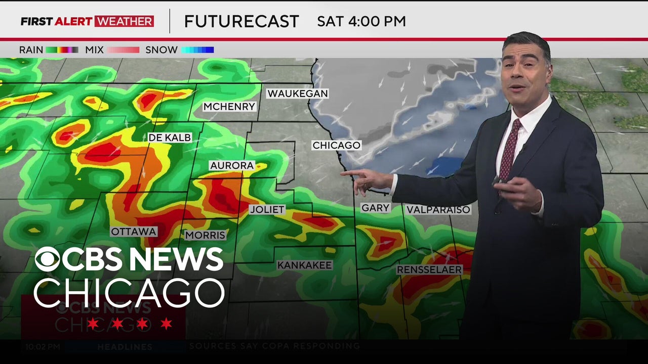 Rounds of strong storms hit Chicago area Friday night, with more in ...