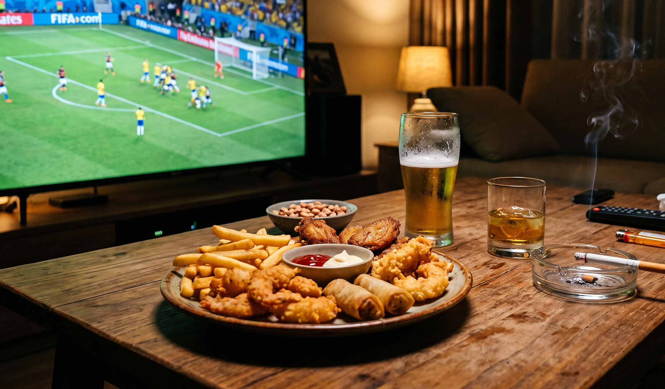 Ăn đêm xem World Cup - combo 'sát thủ' khiến dạ dày và gan tổn thương ra sao?