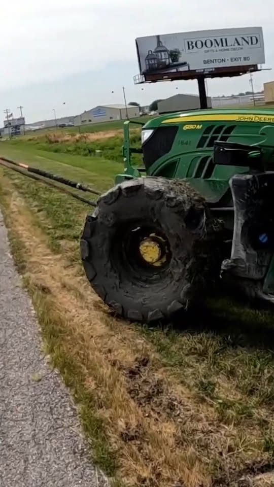 This huge tractor rescue turned into a heavy-duty battle