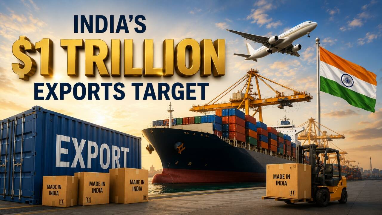India Eyes $1 Trillion Export Milestone This Year, Driven by Global Push