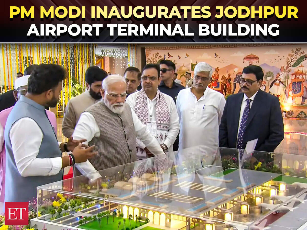 PM Modi inaugurates Jodhpur airport terminal building, launches ...