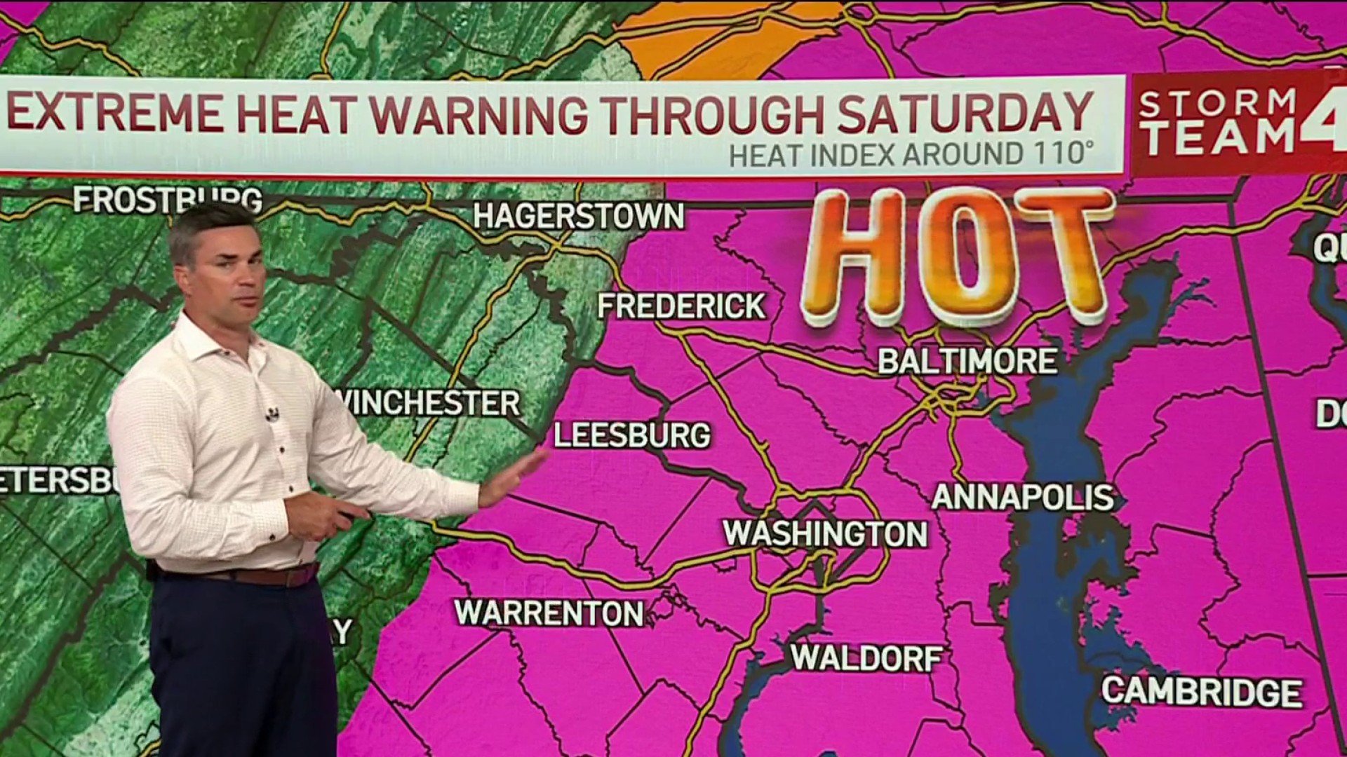 Storm Team4 forecast: Heat wave continues, showers and storms likely