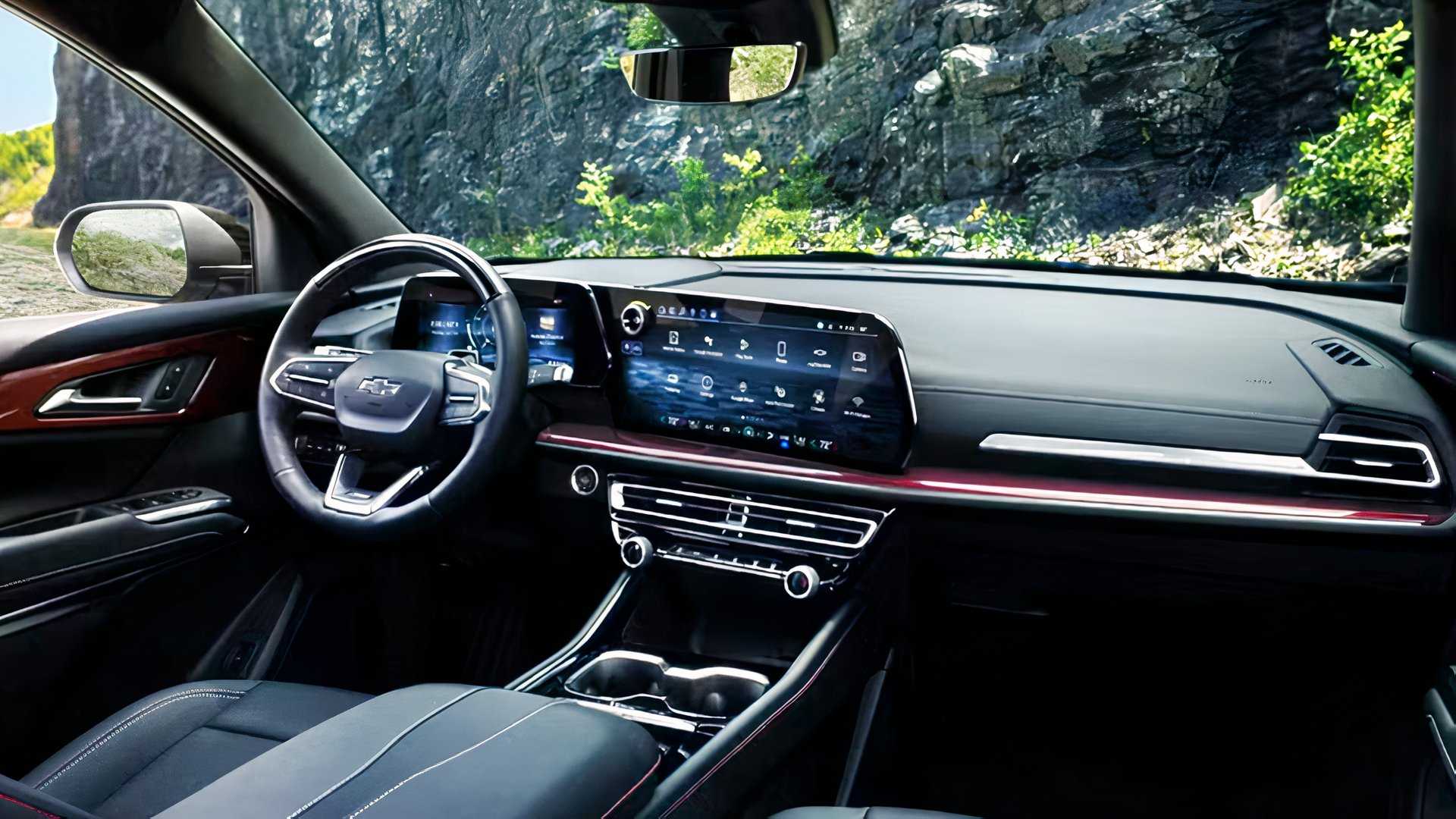 2026 Chevrolet Traverse interior showing front cabin