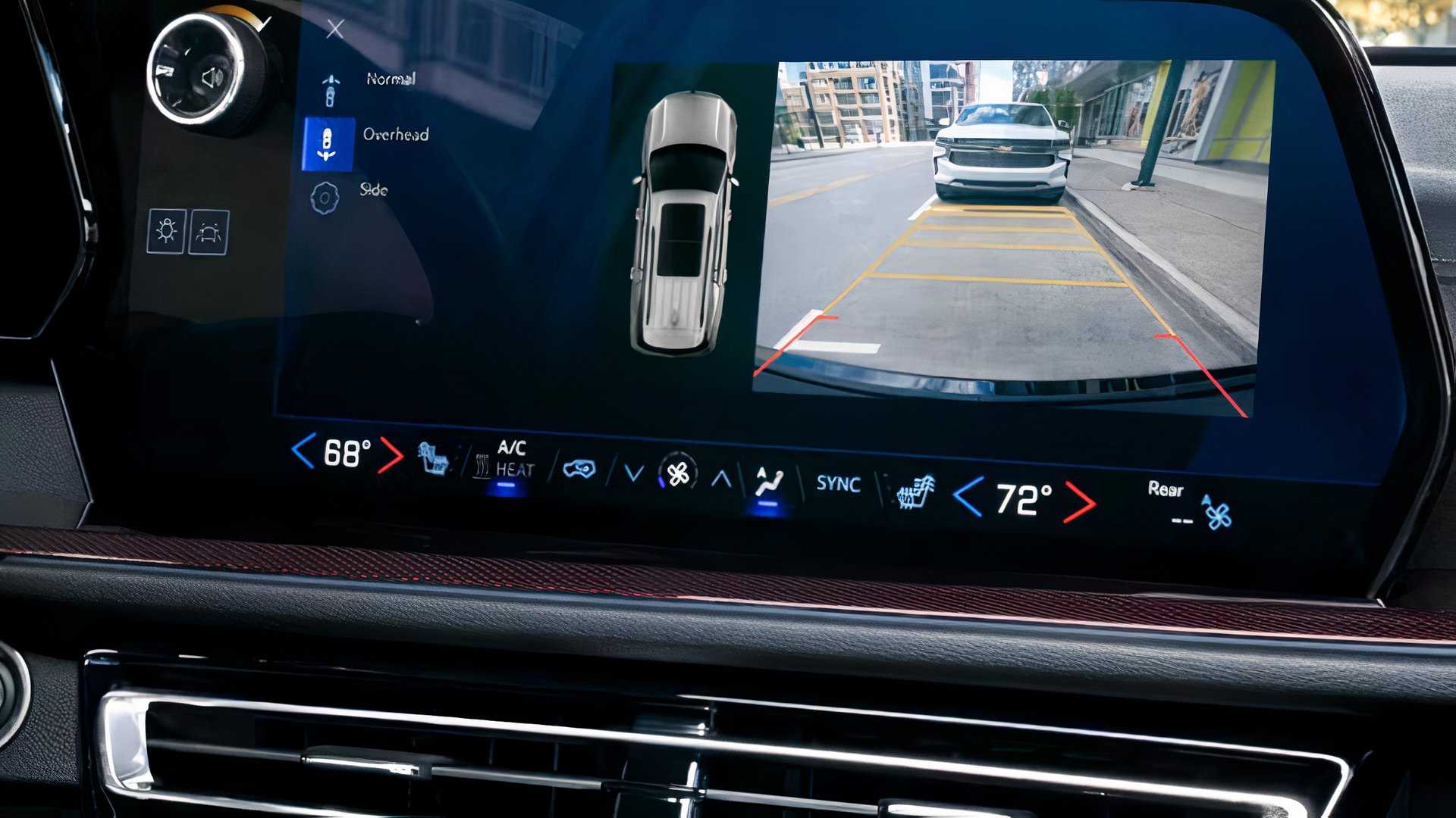 Close-up shot of 2026 Chevrolet Traverse touchscreen