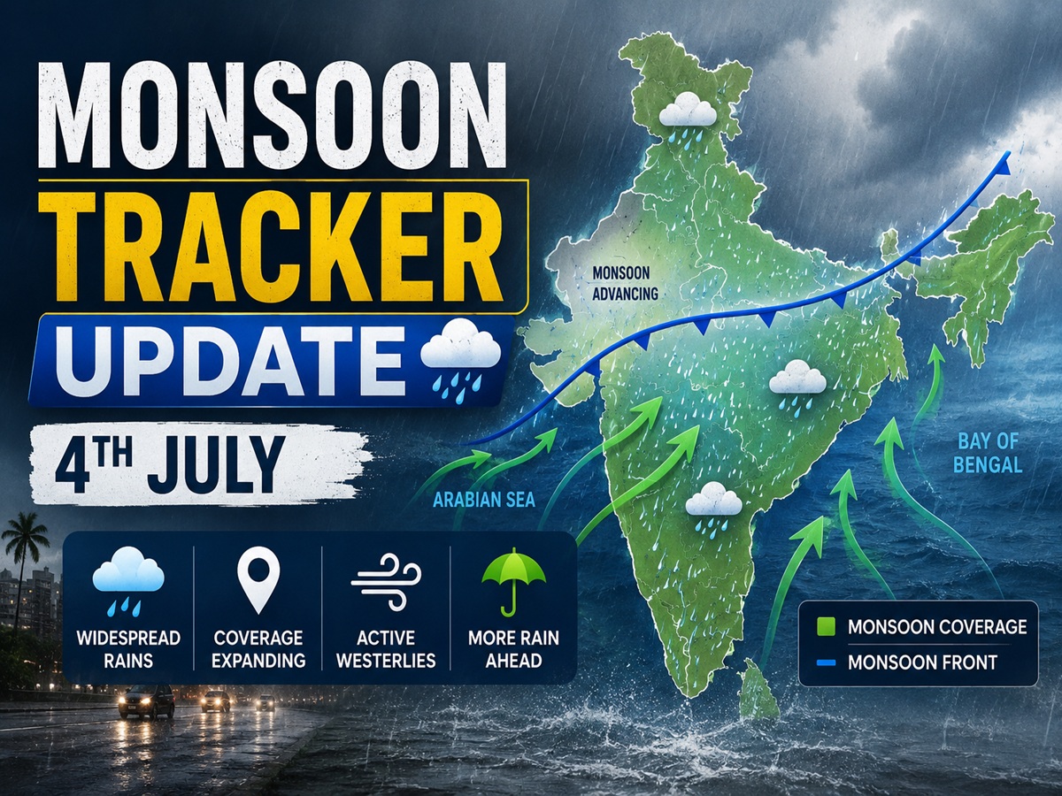 Monsoon tracker update 4th July: Mumbai schools closed, Kedarnath route ...