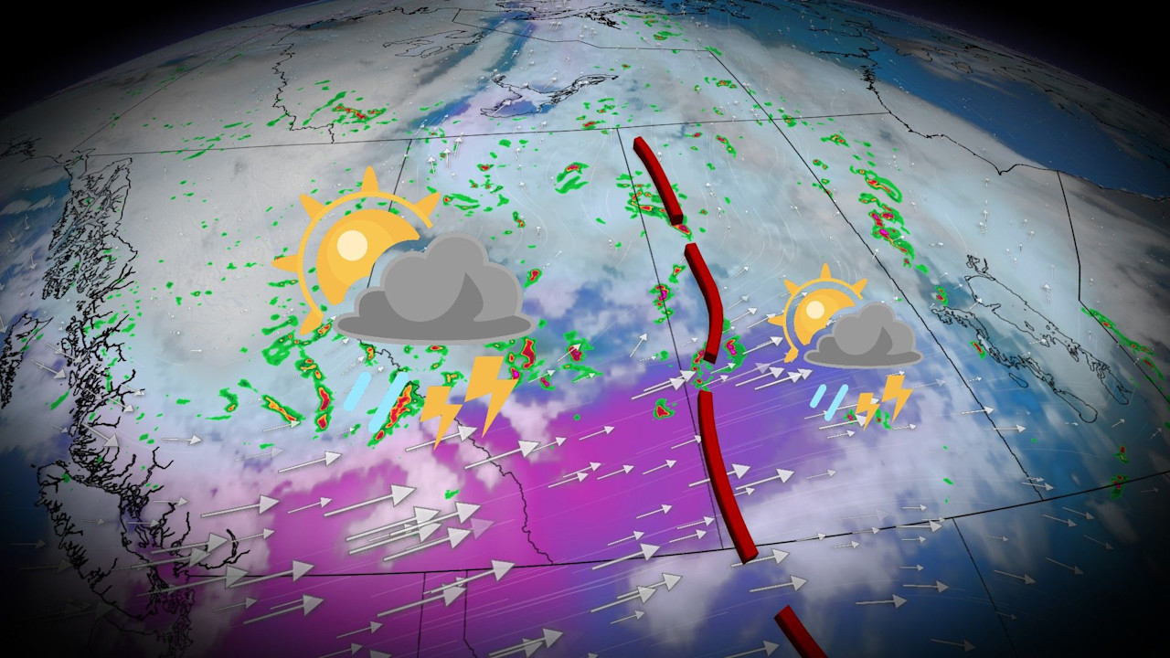 Tornado risk on the Prairies with renewed severe storm setup