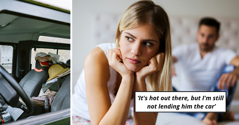 Girlfriend refuses to lend boyfriend her car during a heatwave after he ...