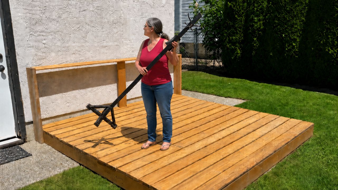Put a coat rack on your porch (this is brilliant!)