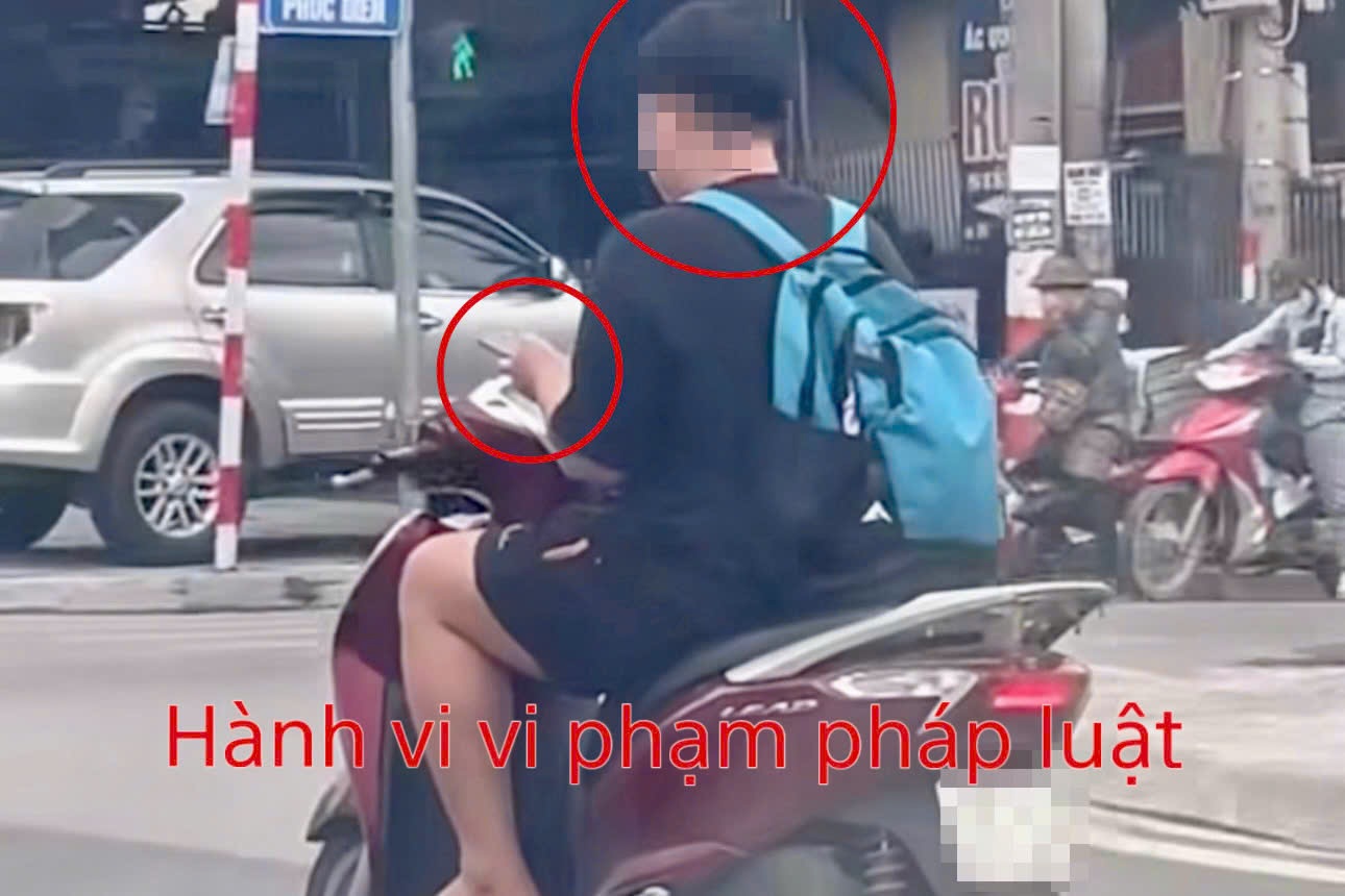 Từ clip trên mạng, CSGT Hà Nội phát hiện loạt vi phạm của một nam thanh niên