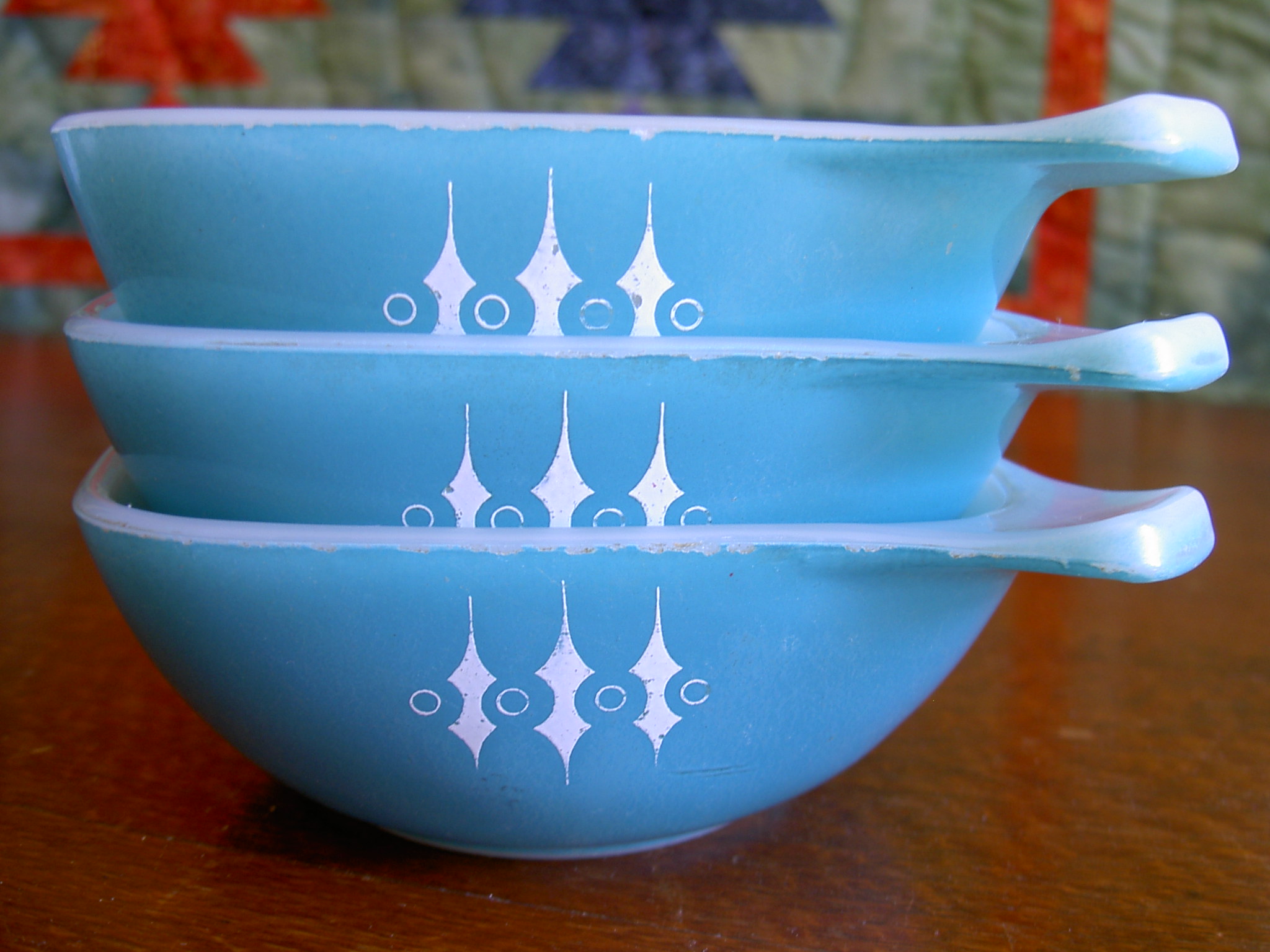 Vintage Pyrex bowls in rare colors getting attention online