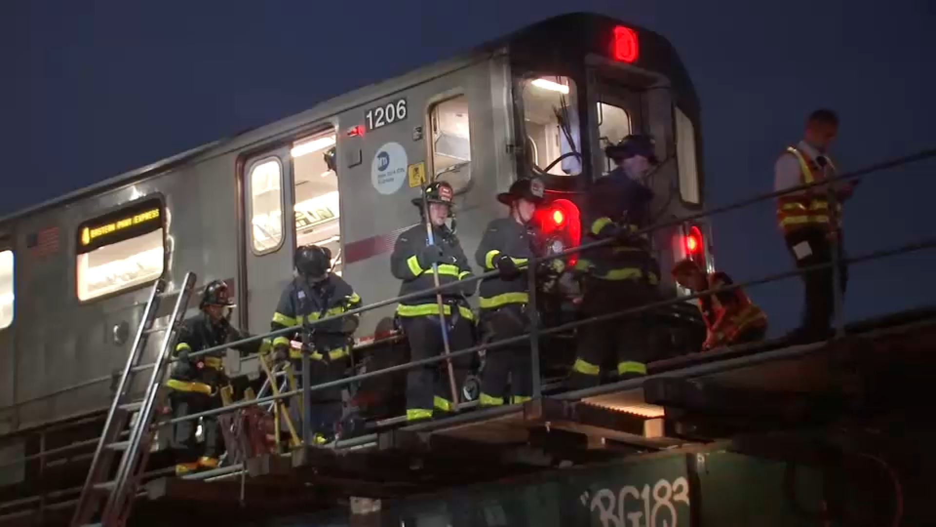 Tree crashes into No. 4 train subway car in Bronx, injuring operator ...