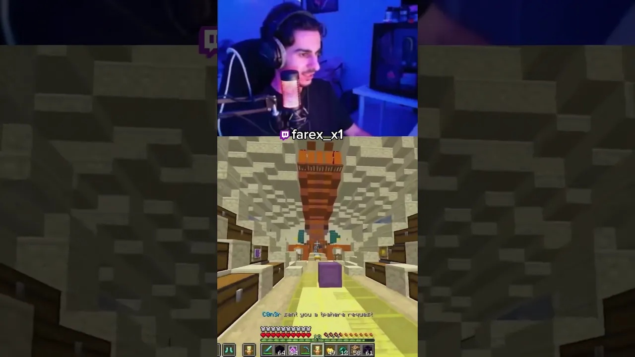 Crazy base found #minecraft #donut #donutsmp #base #farm