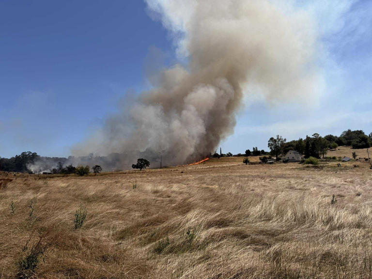 Amador County vegetation fire prompts evacuation warnings; forward ...