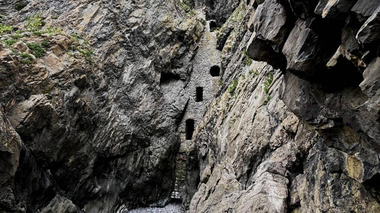 Pigeons or pirates? Mystery behind beach's secluded cave in the cliffs