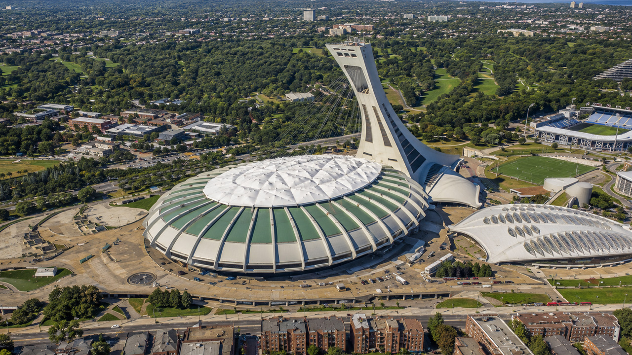 Have you seen Montreal Olympic Stadium from above?