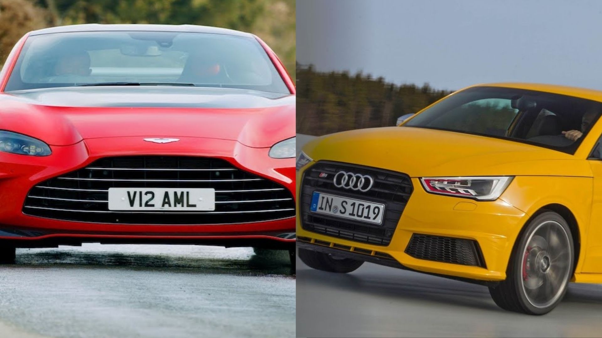 Aston Martin V12 Vantage frente a Jaguar F-Type R Coupé
