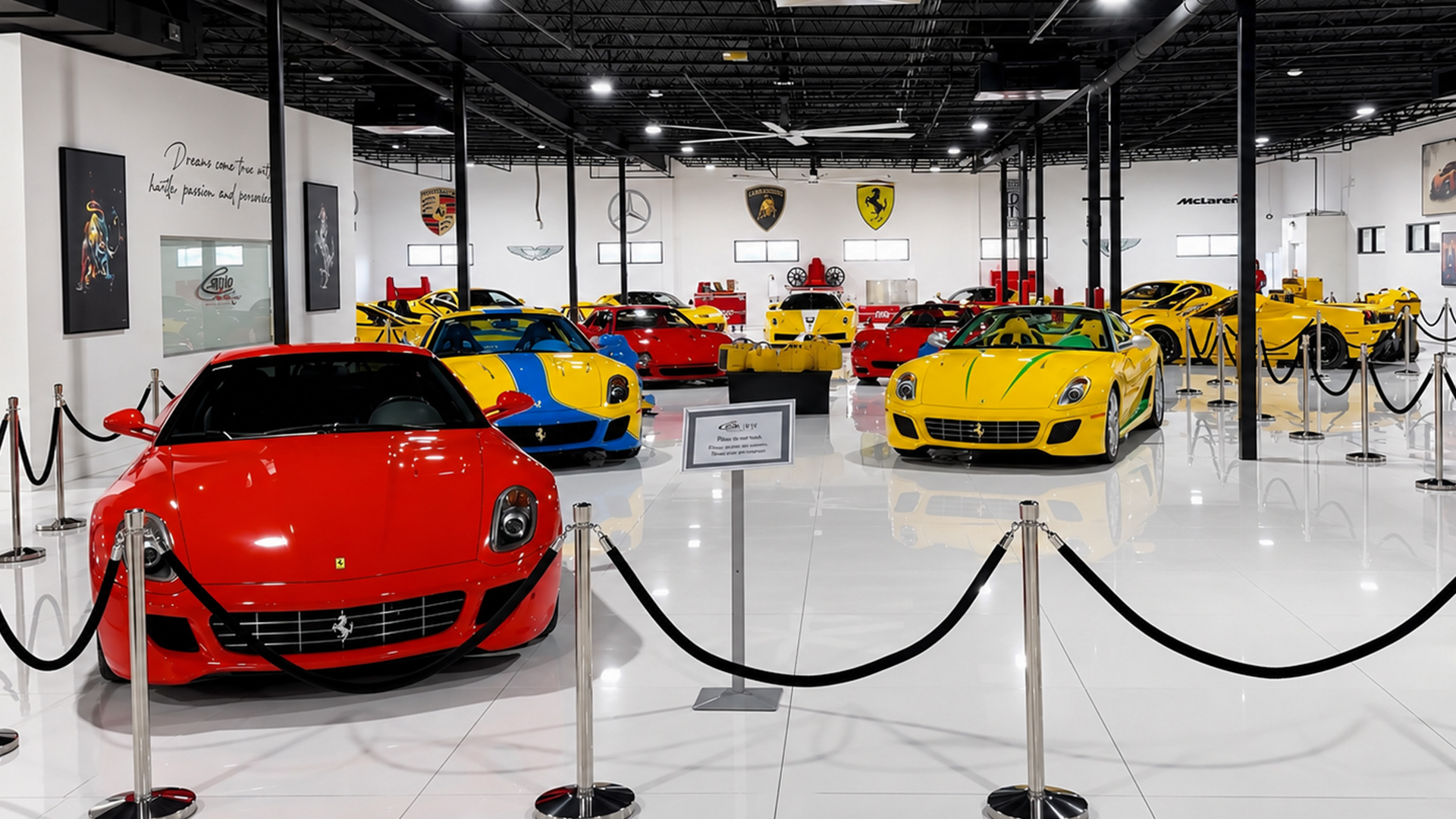 Inside a multi-million dollar supercar collection in Miami