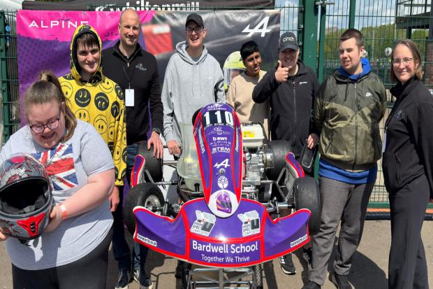 Oxfordshire school students build go-kart from scratch